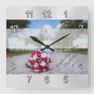 Photo, Personalized Wall Clock Wedding Gift Ideas