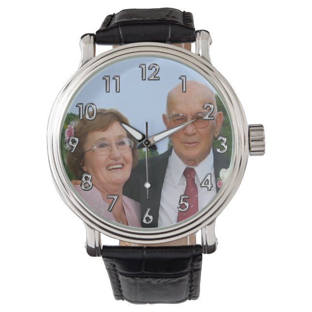 PHOTO Personalized Watches for Men, Women, Kids (Front)