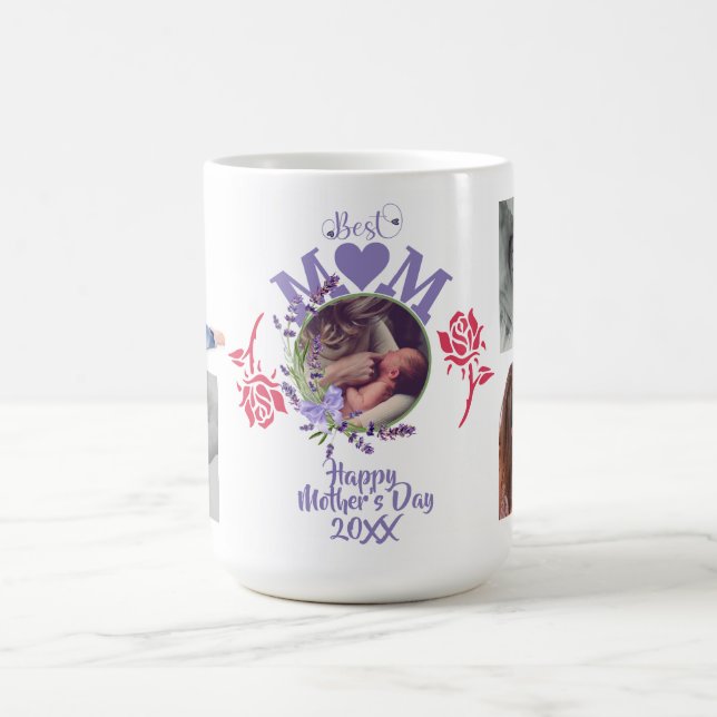 Photo personnalisable Fête des Mères Mug classique (Centre)