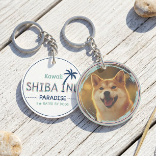 Photo personnalisé Kawaii Shiba Inu Paradis Mama