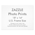 Photo personnalisée 18" x 14" Impression de la tai