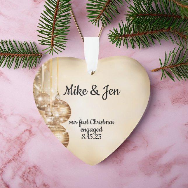 Photo personnalisée Acrylique Ornement de Noël (Créateur téléchargé)