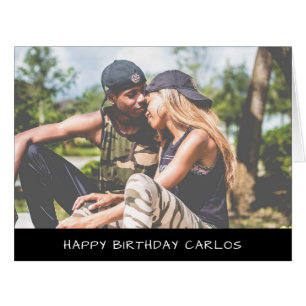 Photo personnalisée Anniversaire