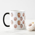 Photo personnalisée Baby Face Mug Baby 3 Photos