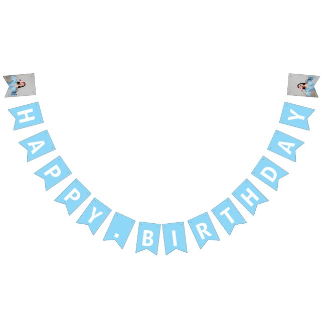 Photo personnalisée Bannière de Bunting 30e Annive (Tout)
