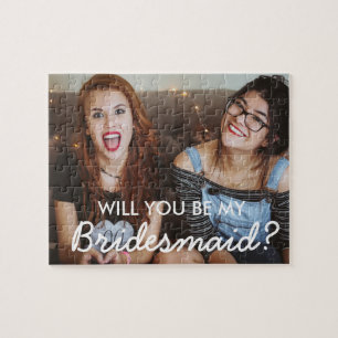 Photo personnalisée Bridesmaid Proposition Puzzle 