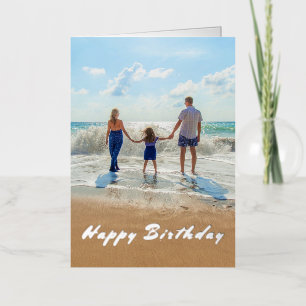 Photo personnalisée Carte d'anniversaire avec vos
