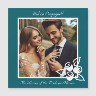 Photo personnalisée, carte de Faire-part Fiançaill