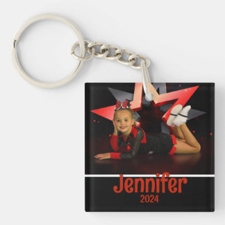 Photo personnalisée Cheerleader Porte - clé
