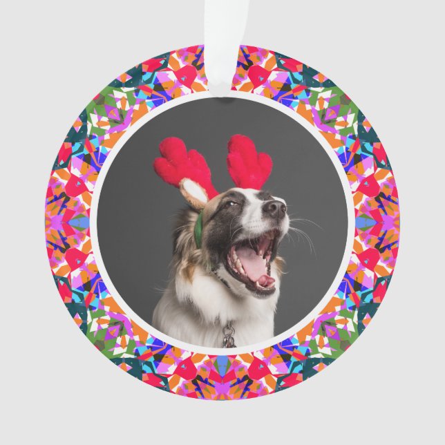 Photo personnalisée Chien de Noël Maman Maman Papa (devant)