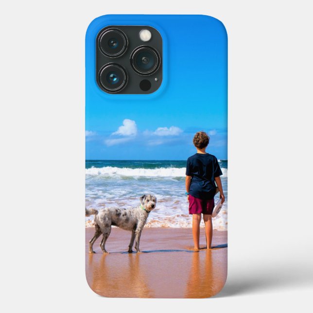 Photo personnalisée coque iphone vos photos avec a (Verso)