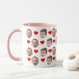 Photo personnalisée du visage de bébé Mug Grand-