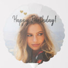 Photo personnalisée et nom Ballons d'anniversaire