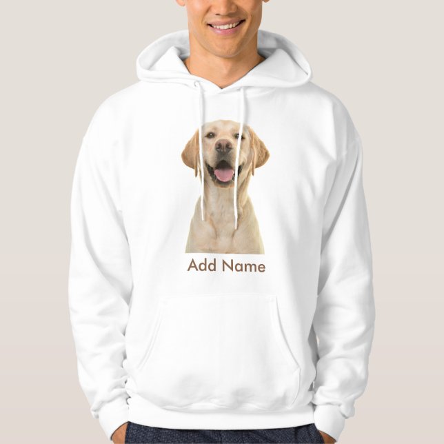 Photo personnalisée et nom Sweat - shirt à capuche (Devant)