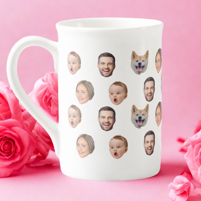 Photo Personnalisée Famille Mug, 4 Photos Mug (Créateur téléchargé)