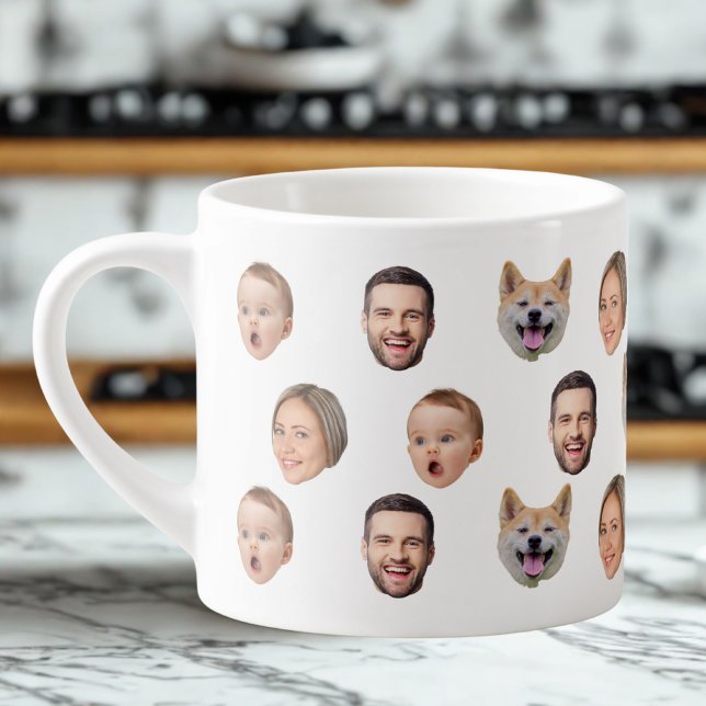 Photo Personnalisée Famille Mug, 4 Photos Mug (Créateur téléchargé)