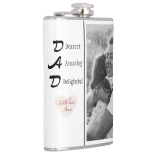 Photo personnalisée Flacon papa Cadeau fête des