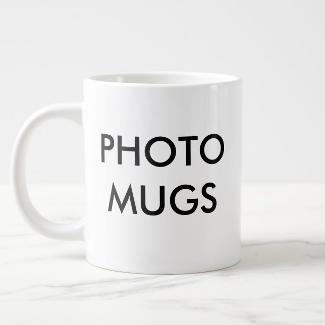 Photo Personnalisée Géant Mug Blank (Gauche)