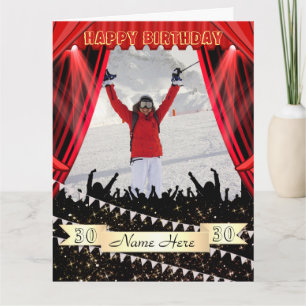 Photo personnalisée Idée carte d'anniversaire