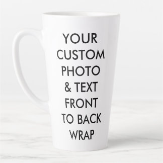 Photo personnalisée LATTE MUG LARGE 17oz