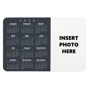 Photo personnalisée Magnet du calendrier 2020   Gr