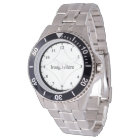 Photo personnalisée, Montre en acier inoxydable po