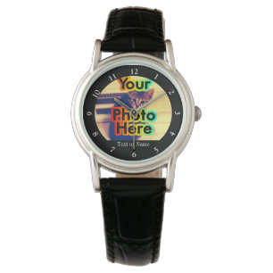 Photo personnalisée Montre féminine avec photo