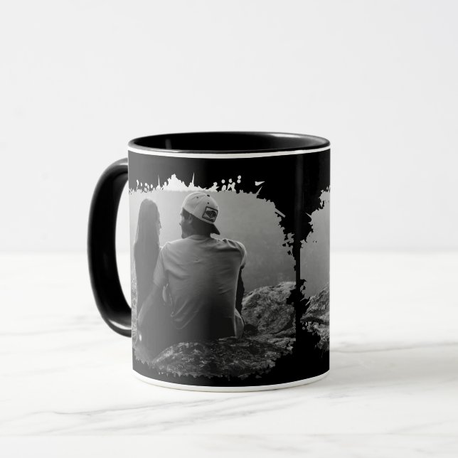 Photo personnalisée Mug des deux côtés 2 Photos Mu (Devant gauche)