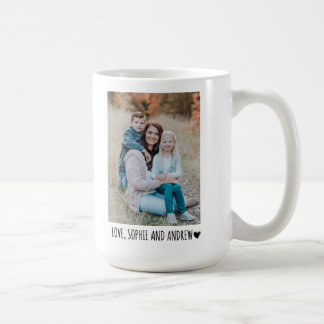 Photo personnalisée Mug Maman, Cadeau de la fête d
