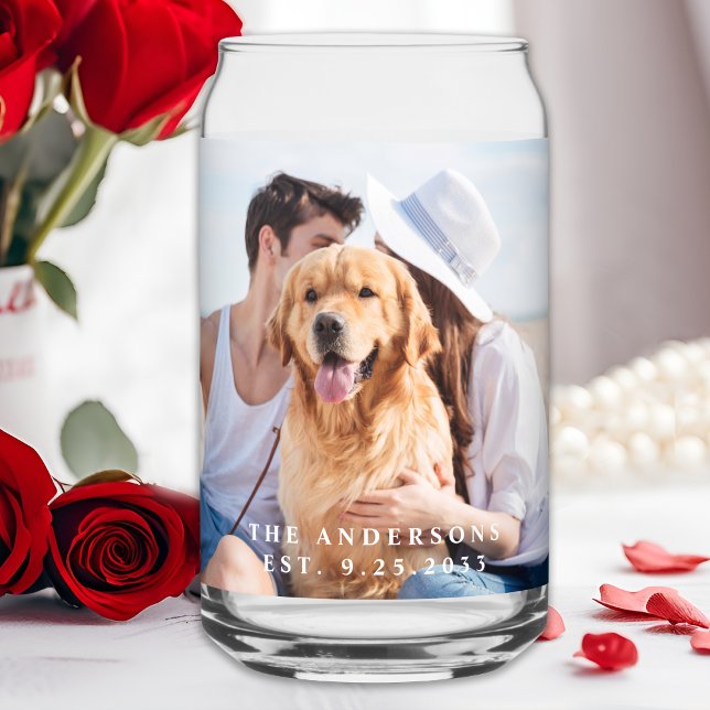 Photo personnalisée Nouveau nom Date Mariage moder (Créateur téléchargé)
