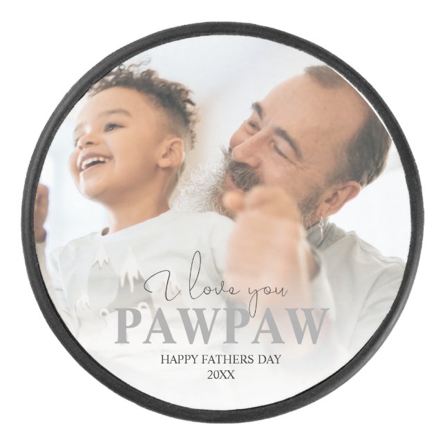 Photo personnalisée Pawpaw Hockey Puck (Devant)
