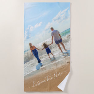 Photo personnalisée Serviette de plage votre propr