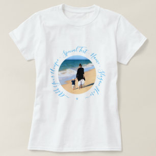 Photo personnalisée Texte T-Shirt Votre famille Ph