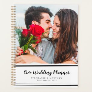Photo personnalisée Wedding planner noir et blanc