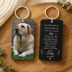 Photo Pet Memorial Keepsake sympathy Saying Keychain