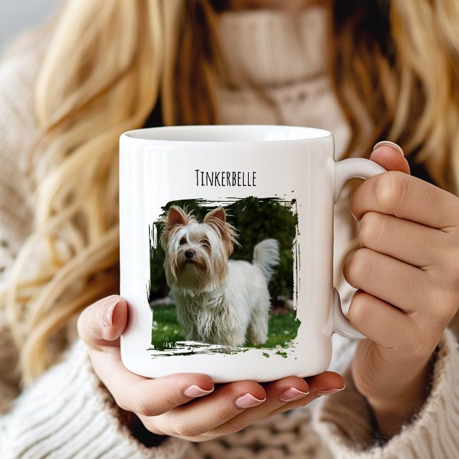 Photo Pet Mug with Name (Creator Uploaded)