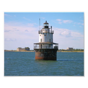 Photo Phare de Butler Flats, Massachusetts Impression ph