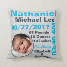Photo Photograph Personalized Birth Stats