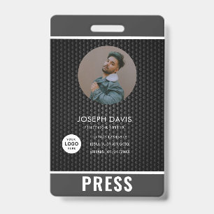 Photo Photographer Press Badge