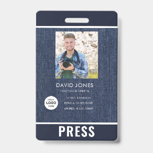Photo Photographer Press Badge