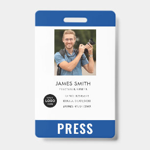 Photo Photographer Press Badge