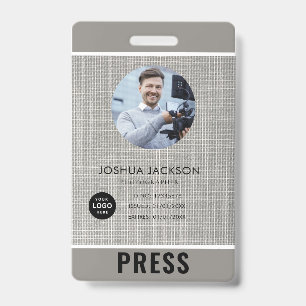 Photo Photographer Press Badge
