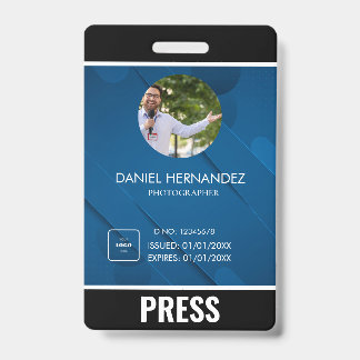 Photo Photographer Press Badge