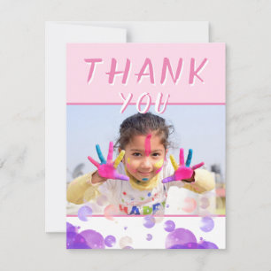 Photo Pink Bubbles Girly Kids Birthday Party