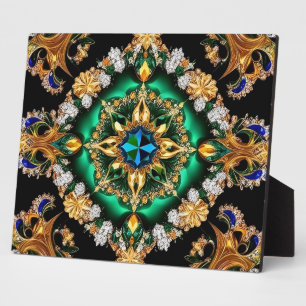 Photo Plaque aux couleurs brésiliennes Design moderne