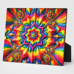 Photo Plaque avec couleurs LGBTQ Design moderne
