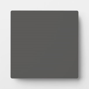 Photo Plaque avec fond gris charbon foncé