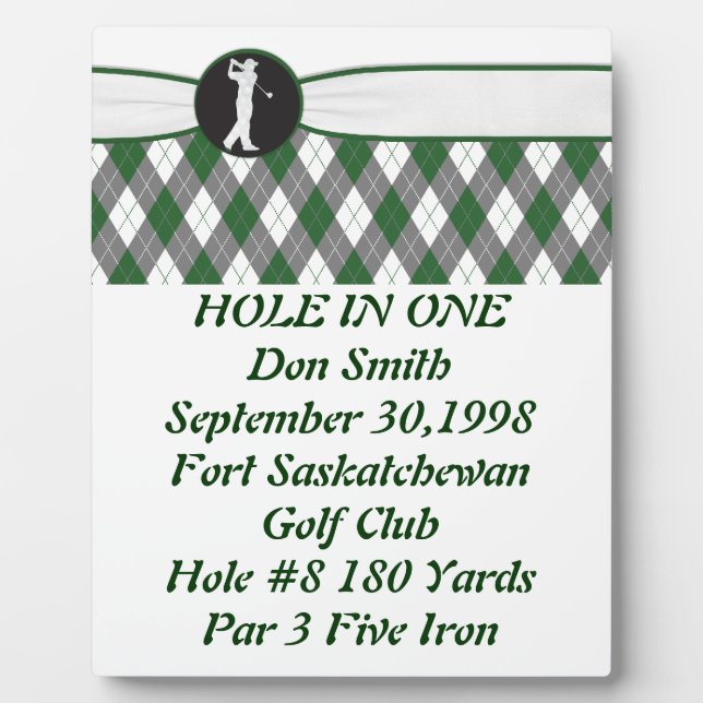 Photo Plaque avec texte (Devant)