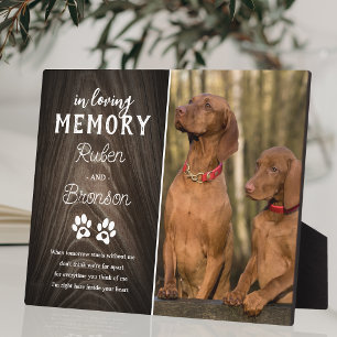 Photo Plaque commémorative commune pour animaux de compa