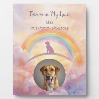 Photo Plaque commémorative du Pont Arc-en-ciel de Labrad